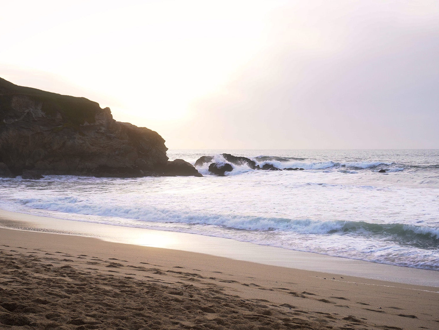 Montara Beach, Half Moon Bay California Ocean