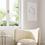White Natural Oak Wood Frame: 11x14