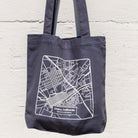 Chico Streets Map Carrie Tote Bag from Upper Park Clothing in Chico, Ca