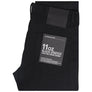 The Unbranded Brand Raw Denim Jeans - Skinny 11oz Solid Black Stretch Selvedge
