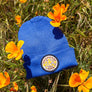 California Poppy Love Baby Beanie