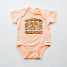 California Grown Baby Onesie - Upper Park Clothing - Kids Clothing - California Collection - Poppy Flower Graphic