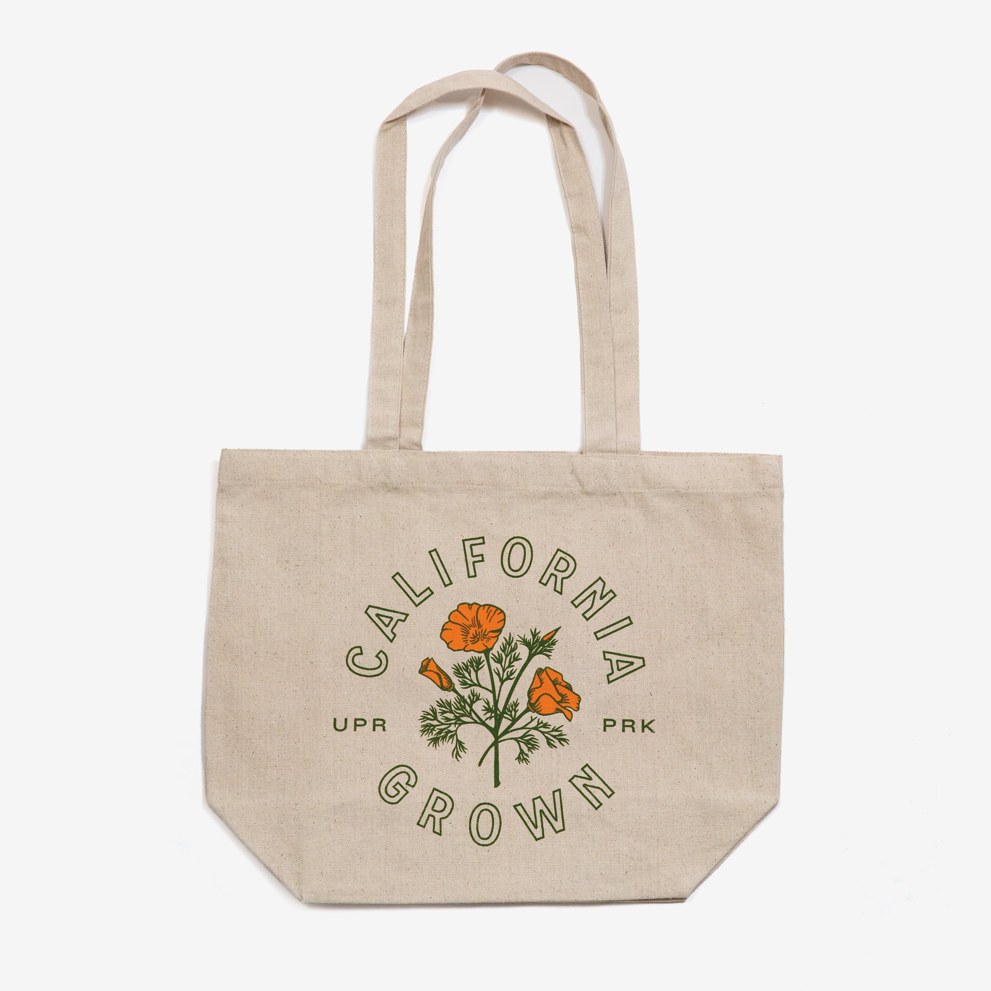 California Grown Tote Bag - Large - Natural - Upper Park Clothing - Chico, CA