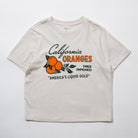 California Oranges Boxy Tee - California Collection - Fruit Box Vintage Style Boxy Tee