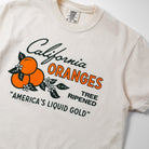 California Oranges Washed Boxy Tee - California Collection - Upper Park Clothing - Women's Vintage Style Shirt