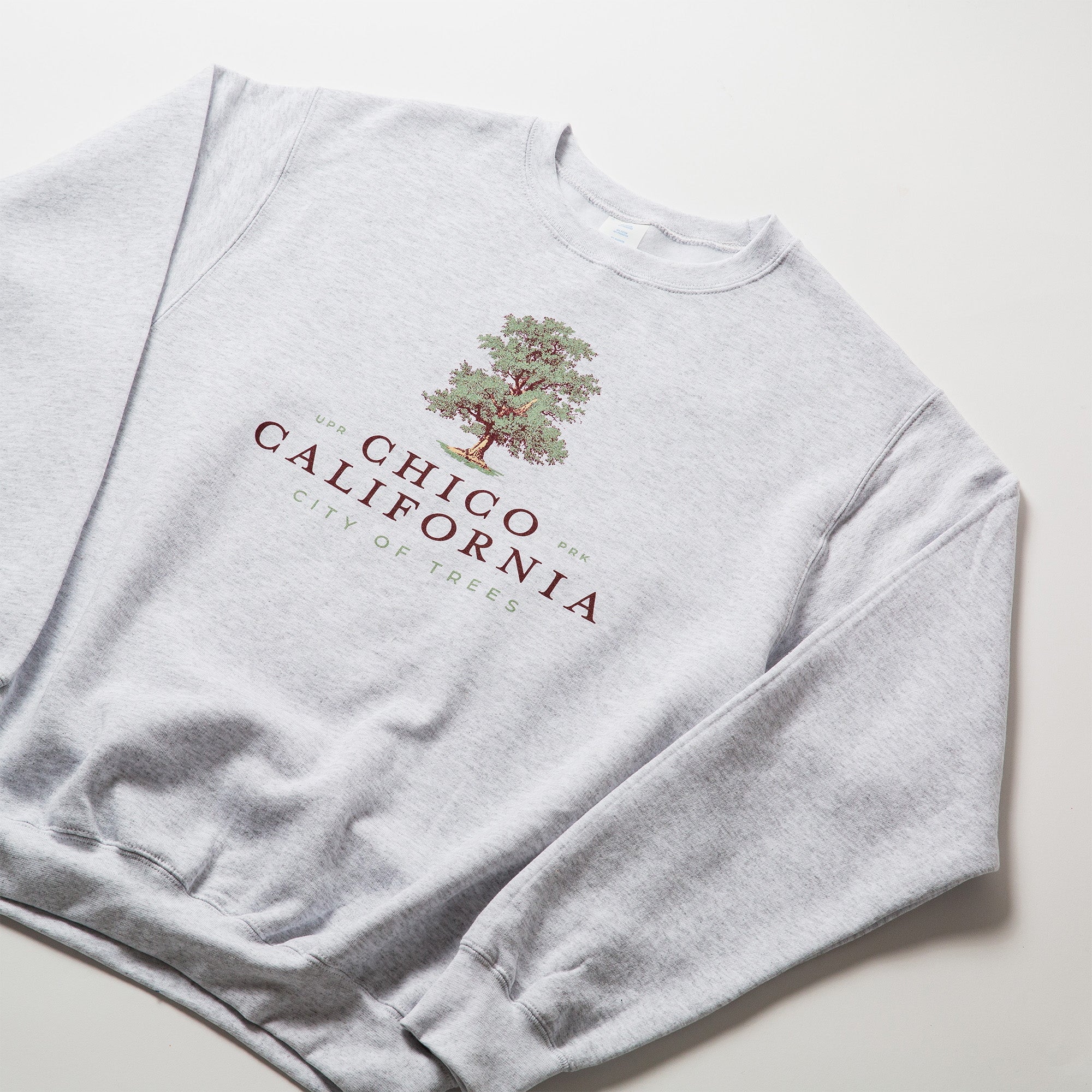 Chico California City of Trees Sweater - Crew Neck - Upper Park Clothing - Chico Collection