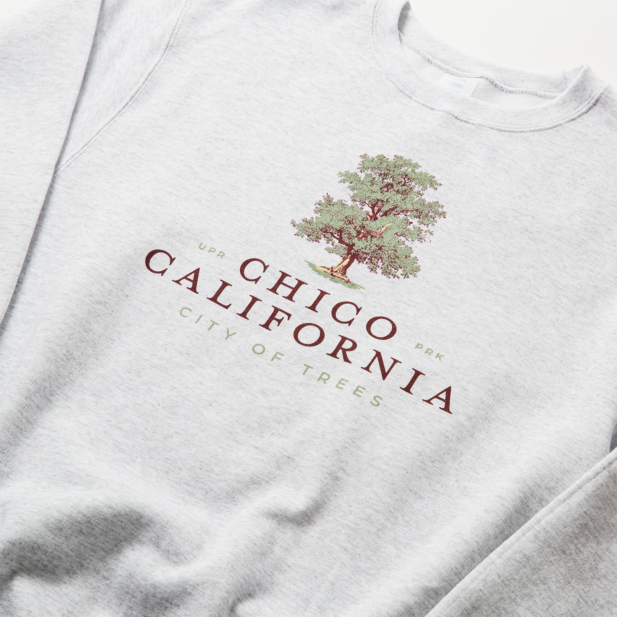 Chico California City of Trees Sweater - Crew Neck - Upper Park Clothing - Chico Collection