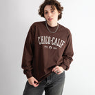 Chico Collegiate Long Sleeve Shirt - Mock Neck Style - Upper Park Clothing - Chico, CA