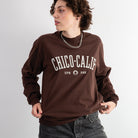 Chico Collegiate Long Sleeve Shirt - Mock Neck Style - Upper Park Clothing - Chico, CA