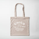 Chico California City of Trees Corduroy Tote Bag - Ecru - Upper Park Clothing