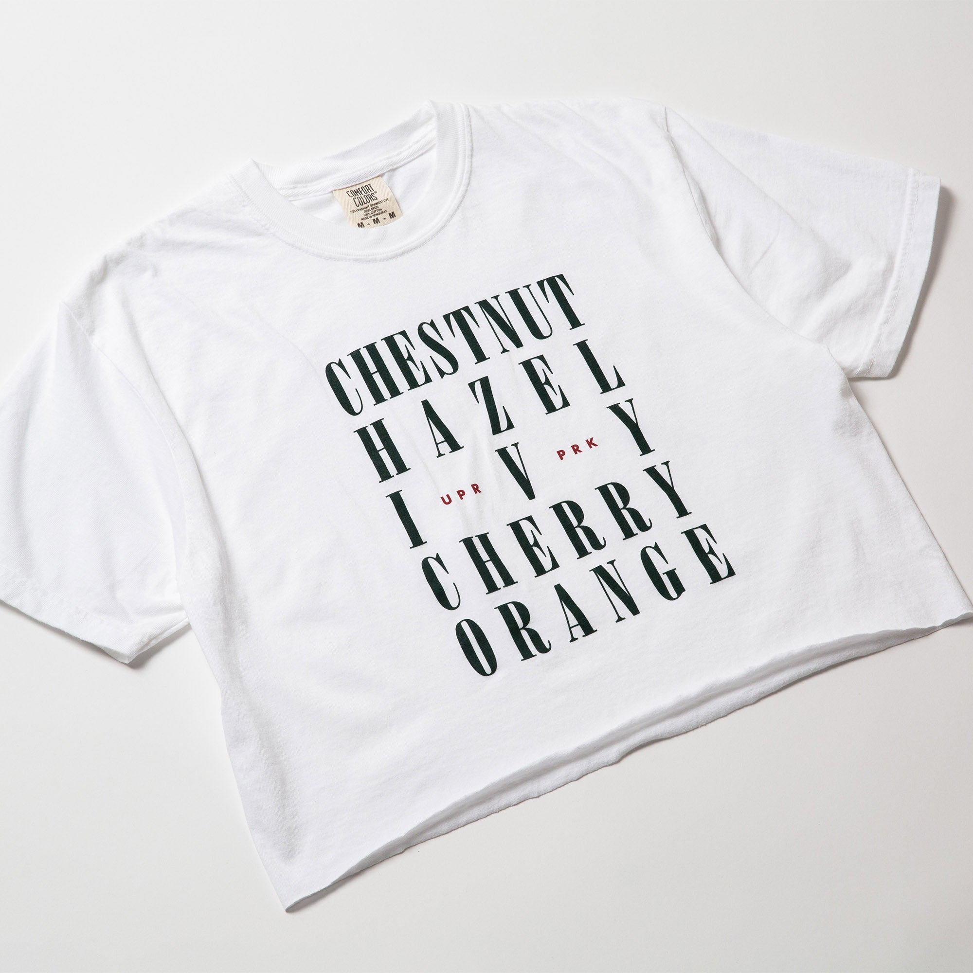 Chico Streets Cut Cropped Shirt - Downtown Chico California College Town - Upper Park Clothing