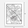 Chico Map Minimal Poster Print
