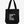 black colored tote bag with a updated graphic that spells Chico from Upper Park Clothing 