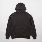 Blank Hoodie - Basics oversized hoodie sweatshirt - garment dyed faded black