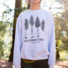 California Forests Trees Sweater - Crew Neck - Common Trees - Upper Park Clothing
