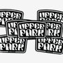 Groovy Upper Park Sticker