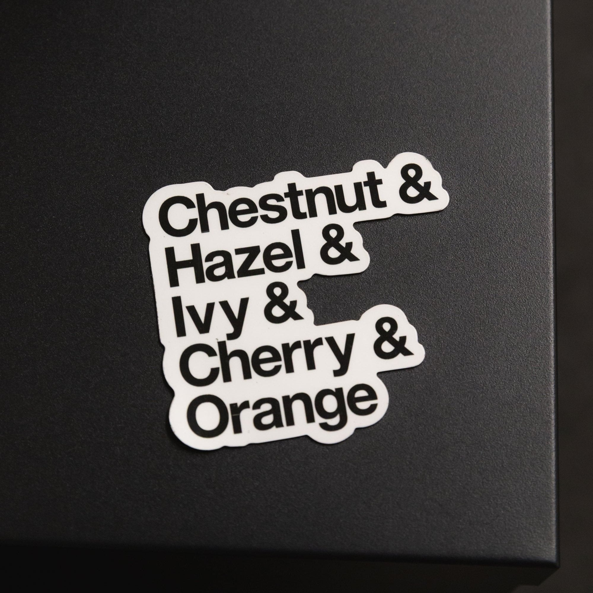 Helvetica Streets Magnet from Upper Park Clothing in Chico, Ca