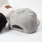 Leather Horizon Patch Frame Cap - Upper Park Clothing - Hat Collection
