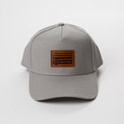 Leather Horizon Patch Frame Cap - Upper Park Clothing - Hat Collection