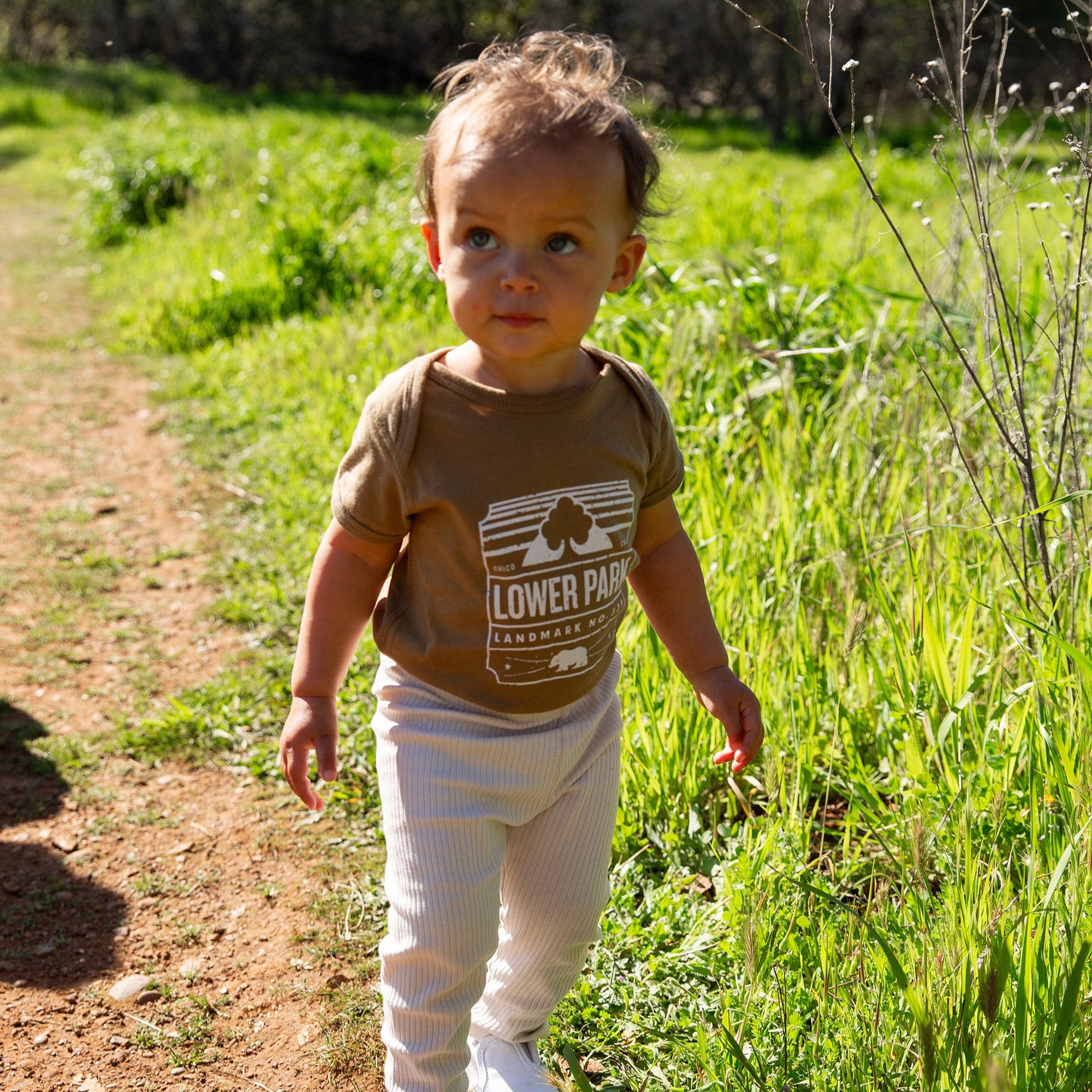 Little Bear Baby Onesie-Upper Park Clothing-Bidwell Park-Chico,California