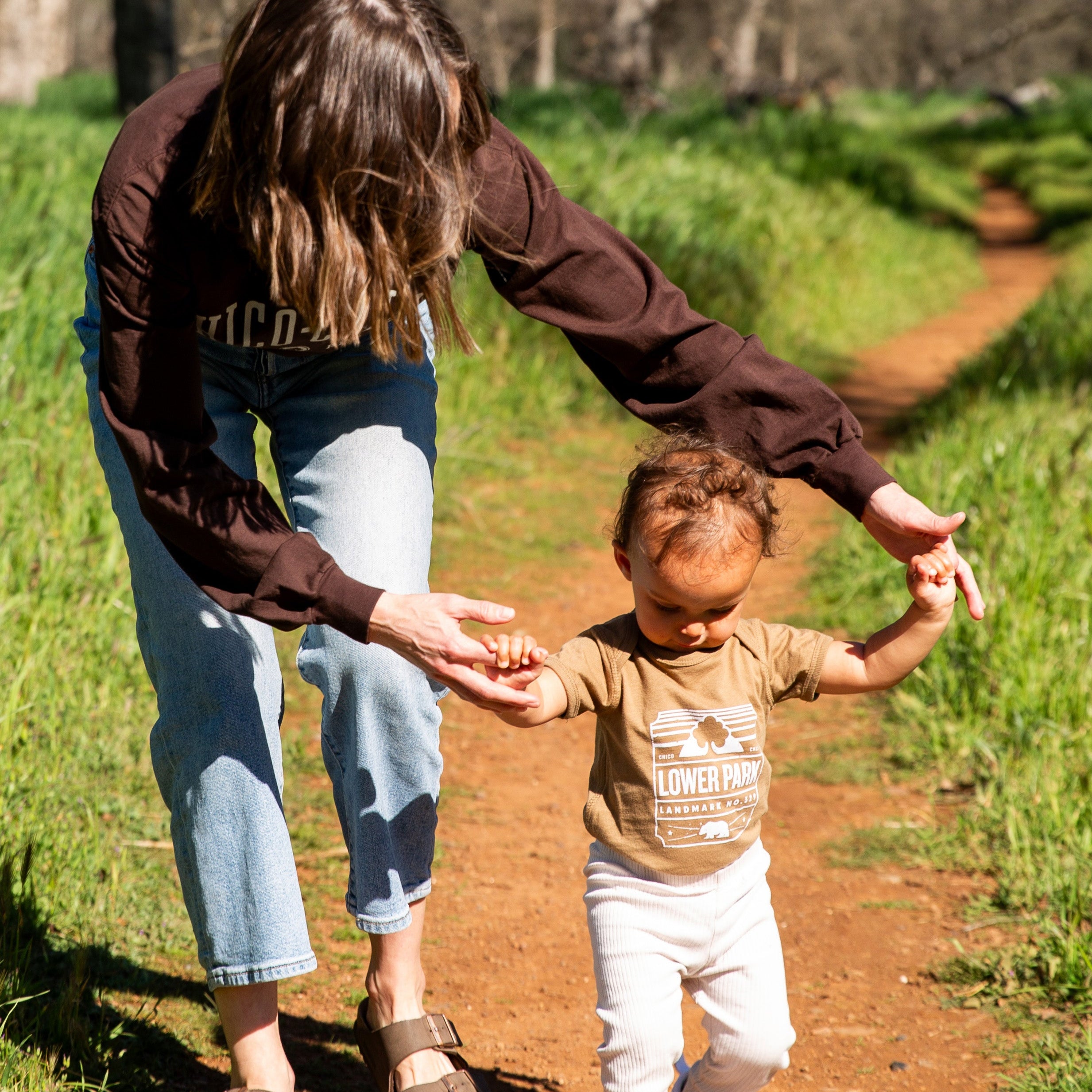 Little Bear Baby Onesie-Upper Park Clothing-Bidwell Park-Chico,California