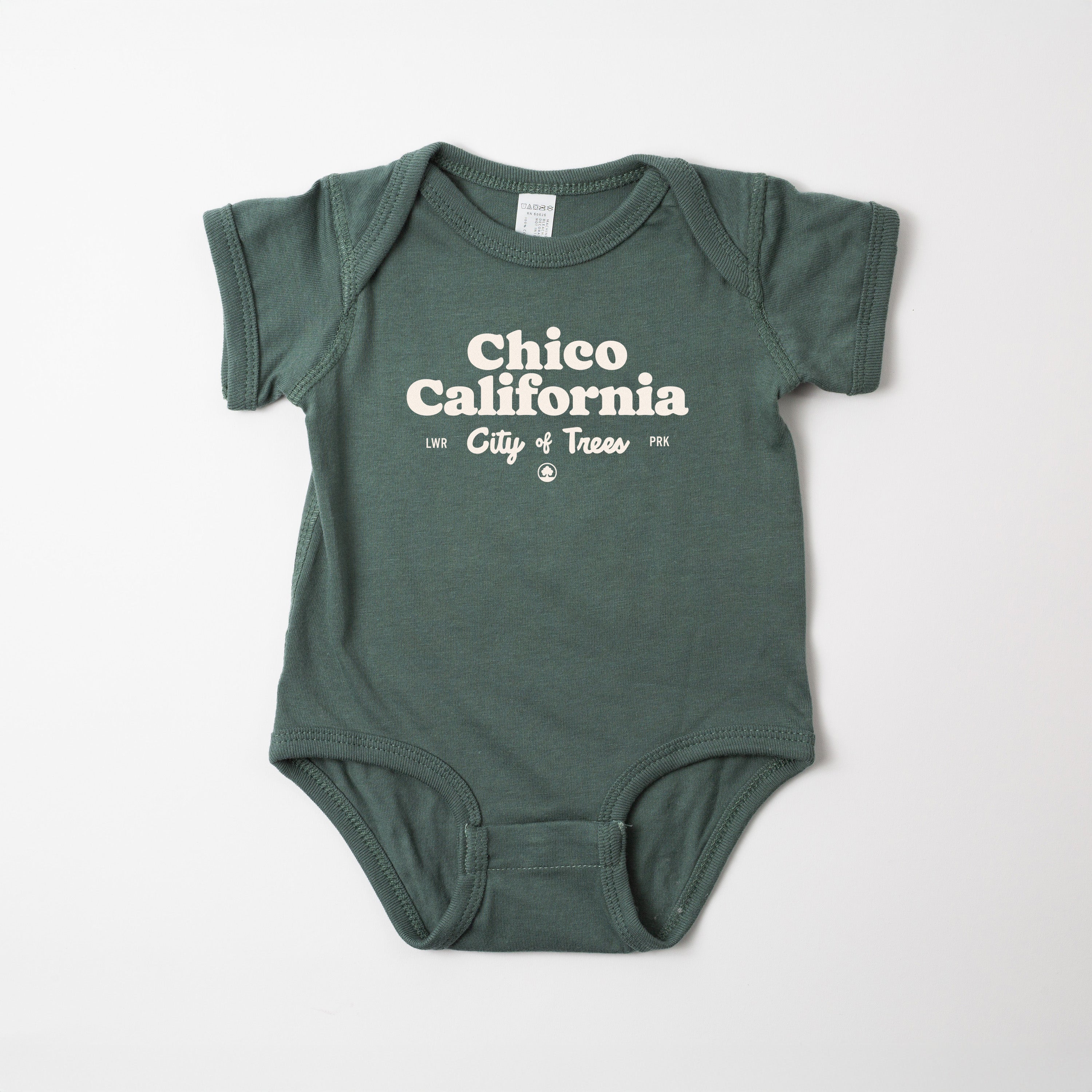 Little Trees Chico California Onesie - Baby Bodysuit - Chico Collection - Upper Park