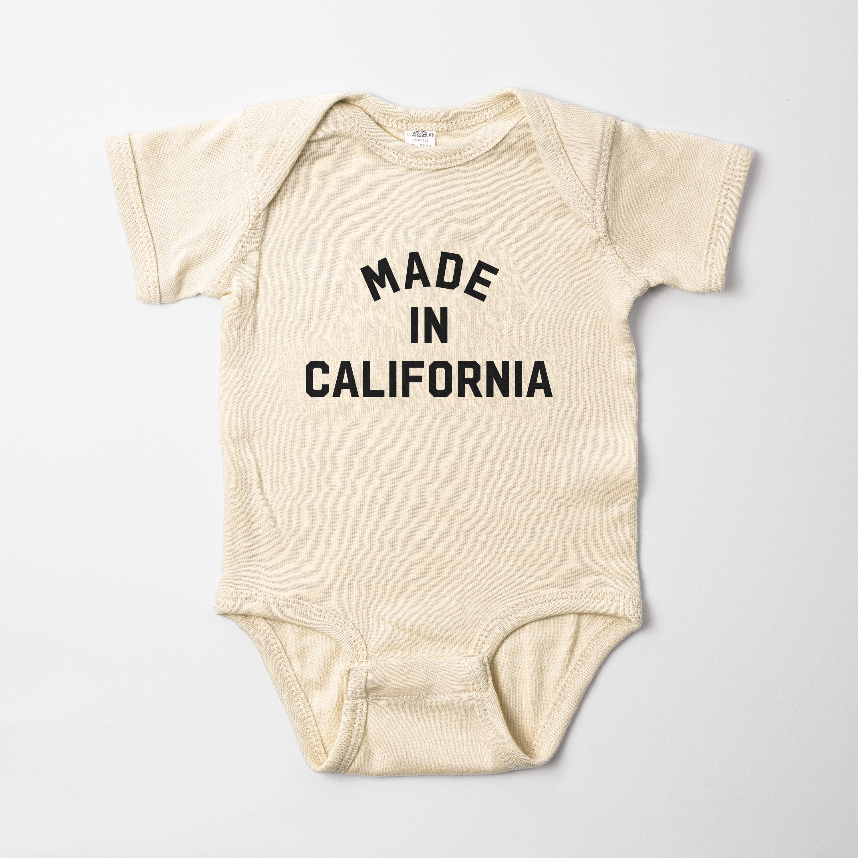Made In California Baby Onesie Body Suit - California Collection - Upper Park Clothing