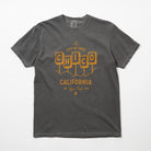 Gray t-shirt with 'Chico California' text and graphics on a white background