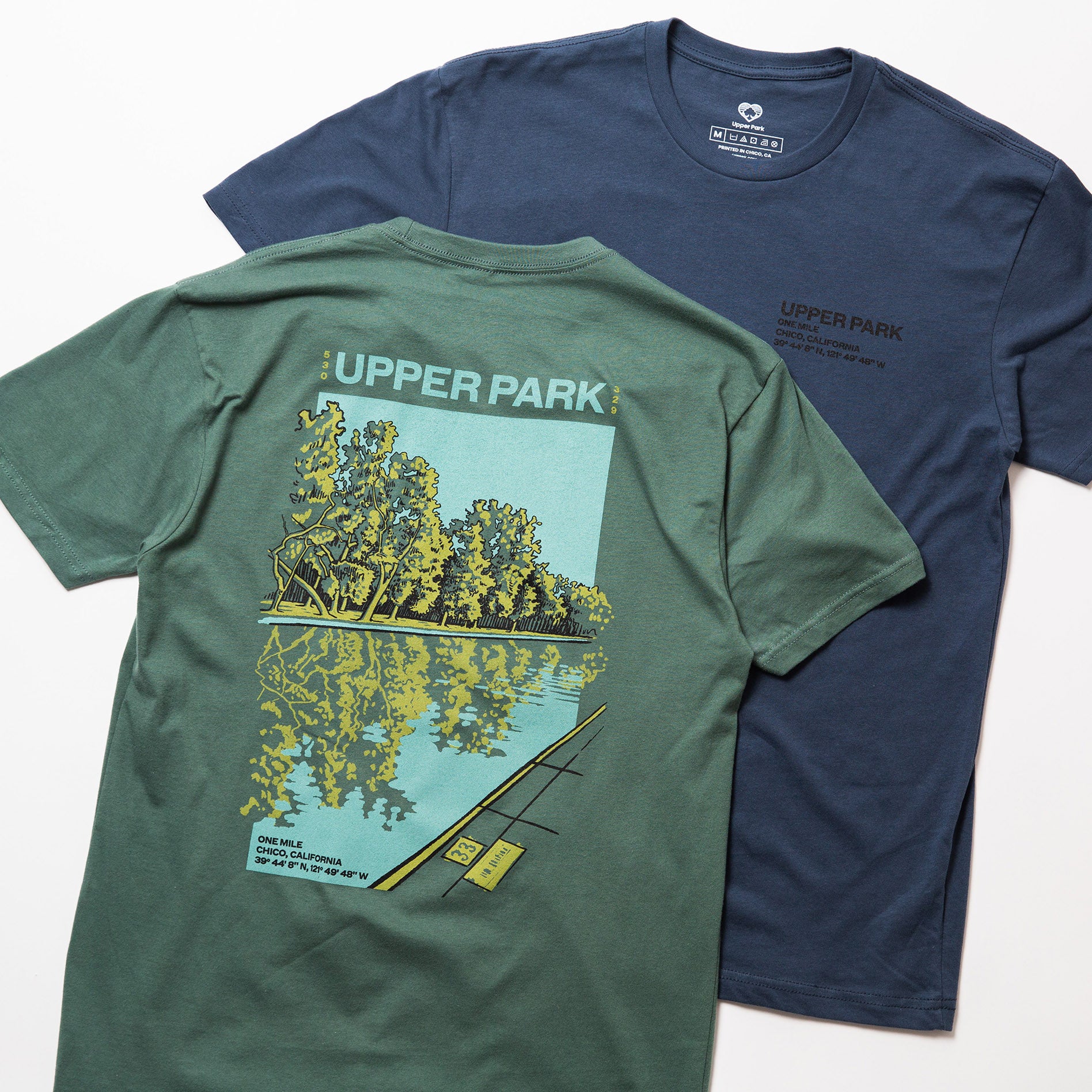One mile Sycamore Pool Bidwell Park Shirt - Upper Park Clothing - Chico, CA