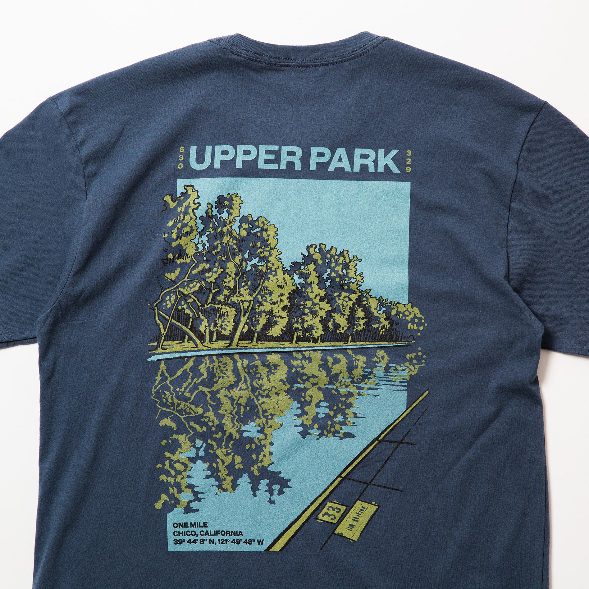 One mile Sycamore Pool Bidwell Park Shirt - Upper Park Clothing - Chico, CA