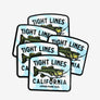 Tight Lines Sticker