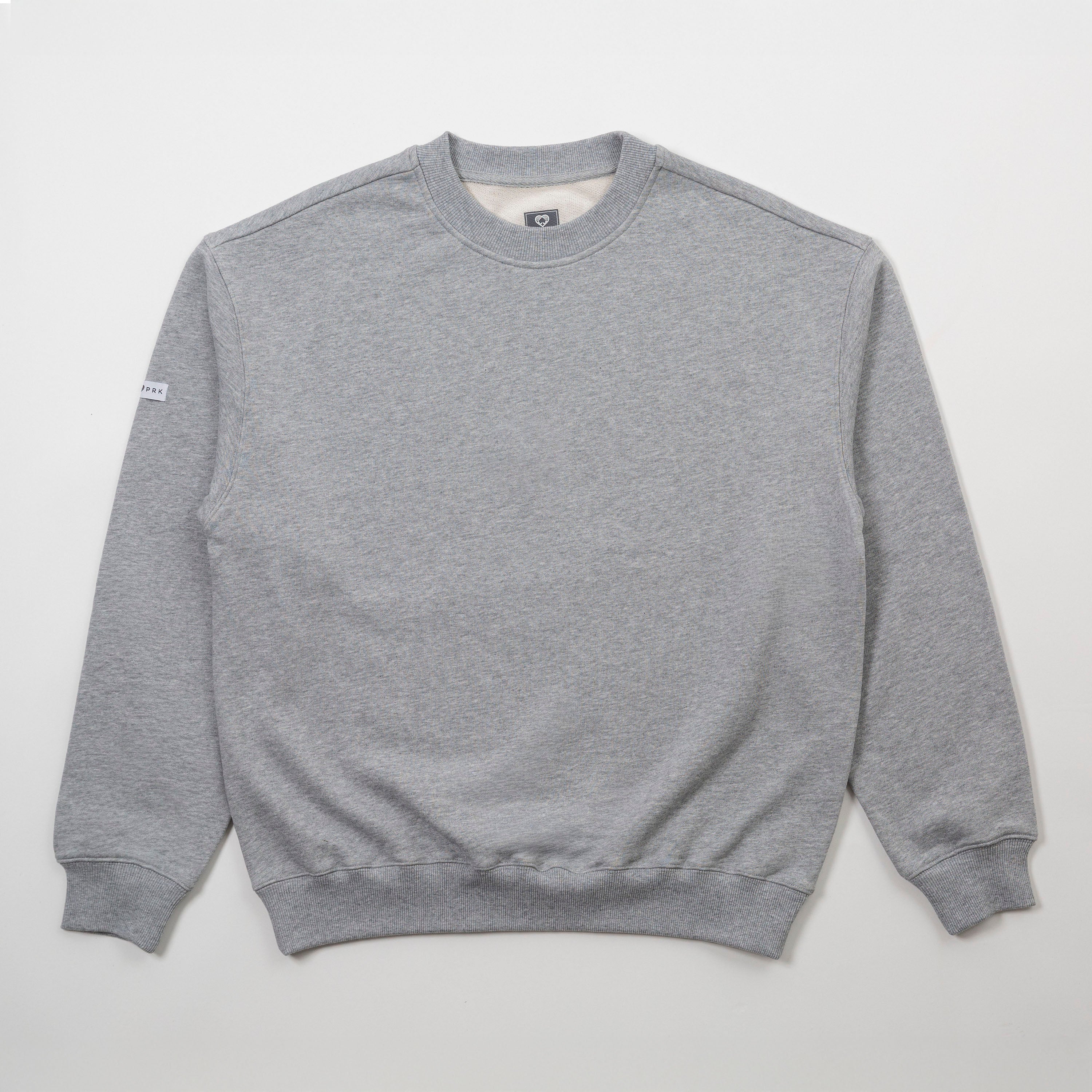 Gray sweatshirt on a light gray background - Basics Premium Cotton Sweater