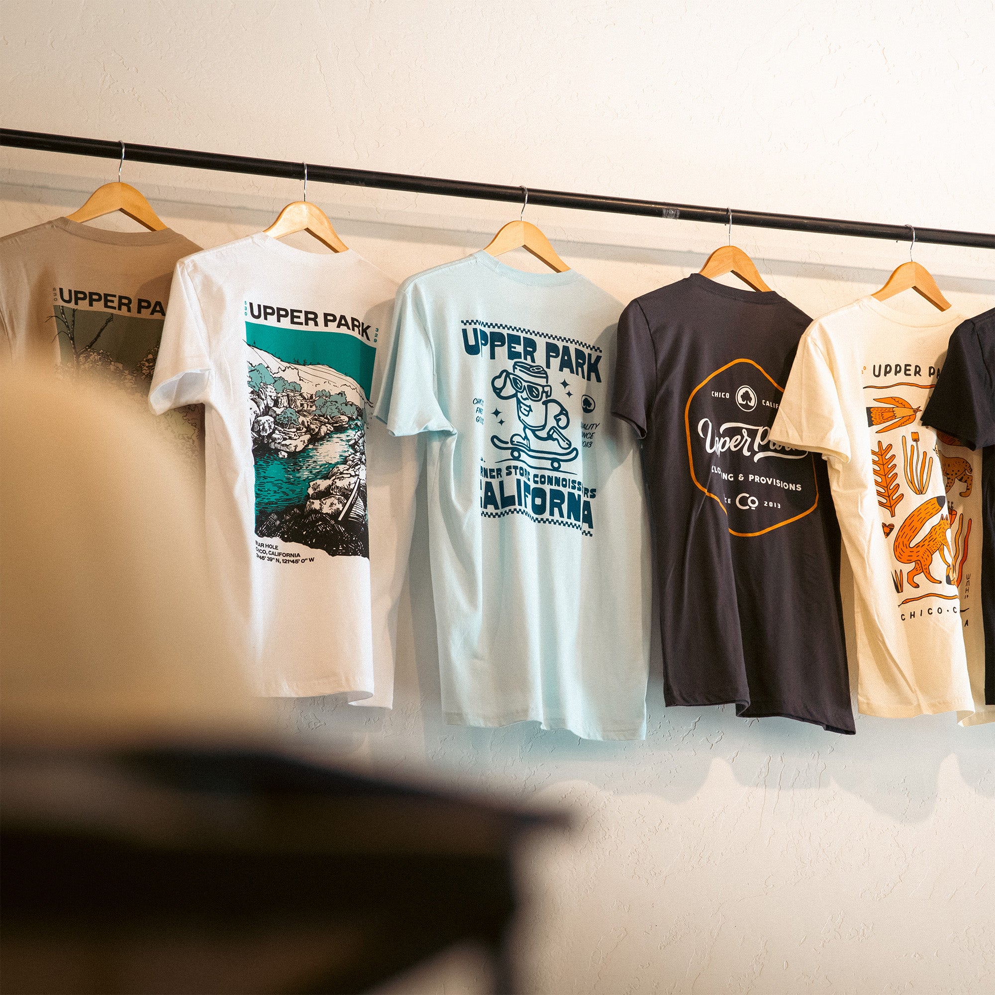 Inside the Upper Park store in downtown Chico California