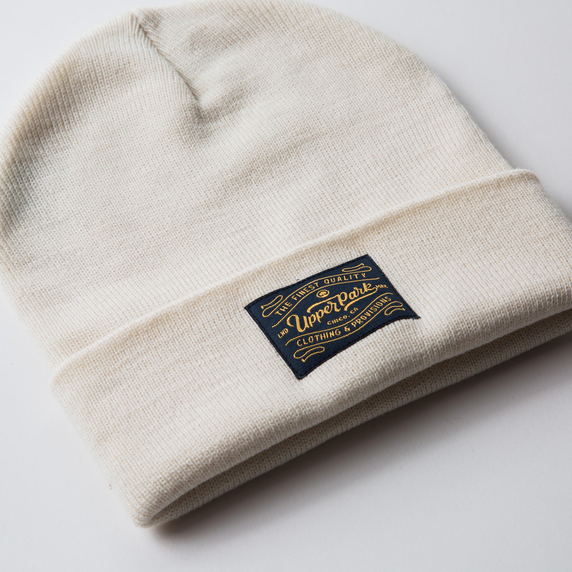 Upper Park Cuff Beanie - Navy Pro Label