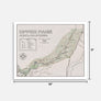 Upper Bidwell Park Map Poster Print