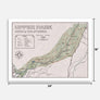 Upper Bidwell Park Map Poster Print