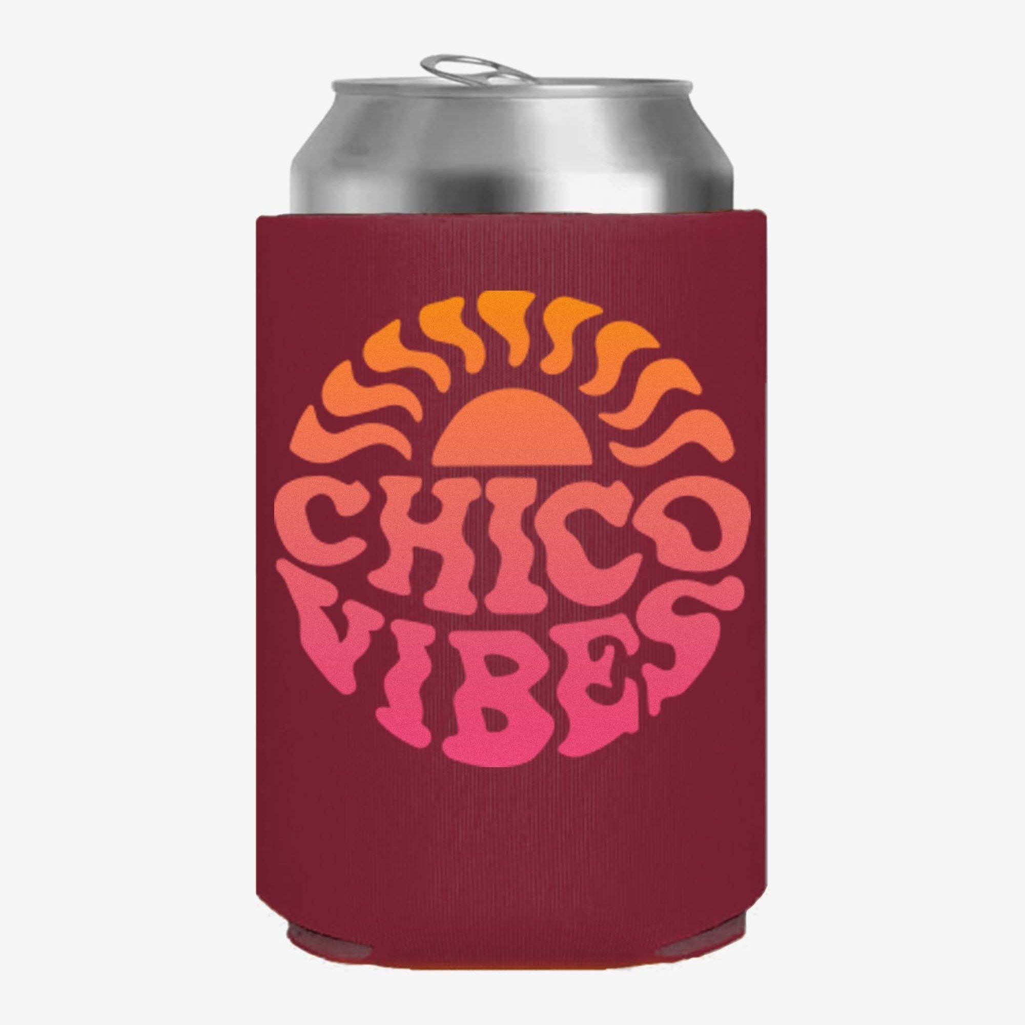 Chico Vibes Koolie Can Cooler from Upper Park Clothing in Chico, Ca