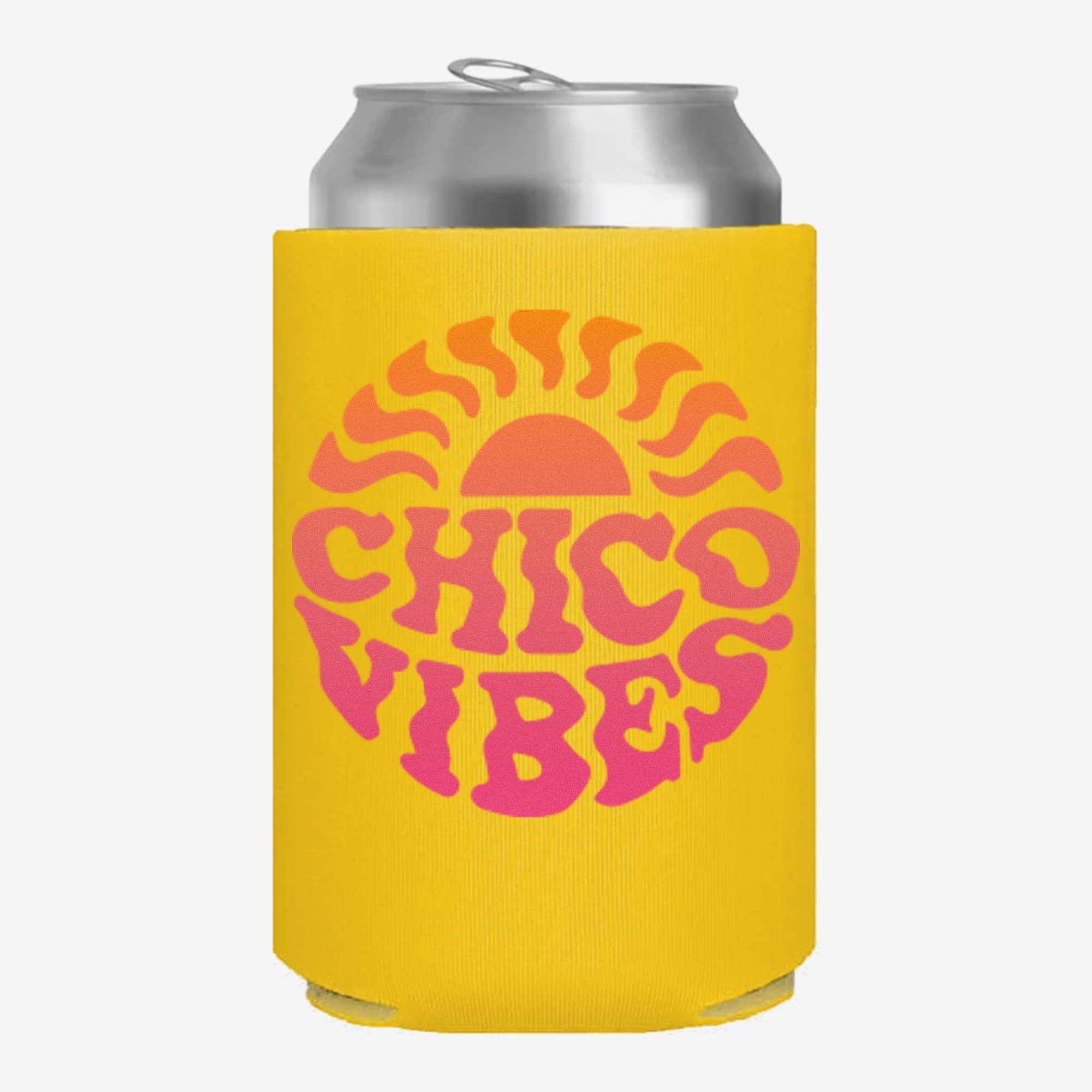 Chico Vibes Koolie Can Cooler from Upper Park Clothing in Chico, Ca