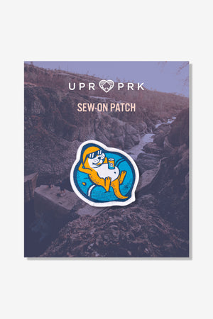 Floating Otter Sew On Patch