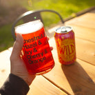 Chestnut Hazel Ivy Cherry & Orange Streets beer can glass - Upper Park Clothing - Chico, California