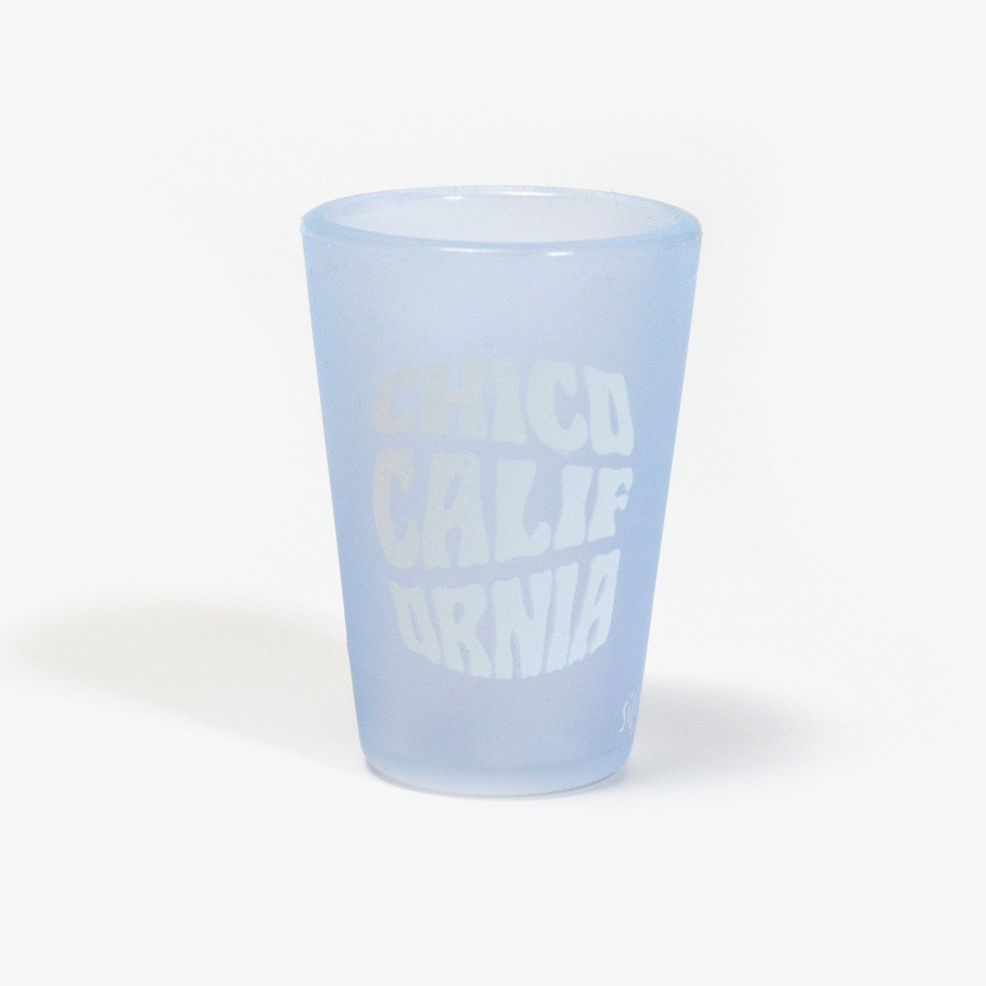 Hippie Dippy Chico Silicone Shot Glass from Upper Park Clothing in Chico, Ca