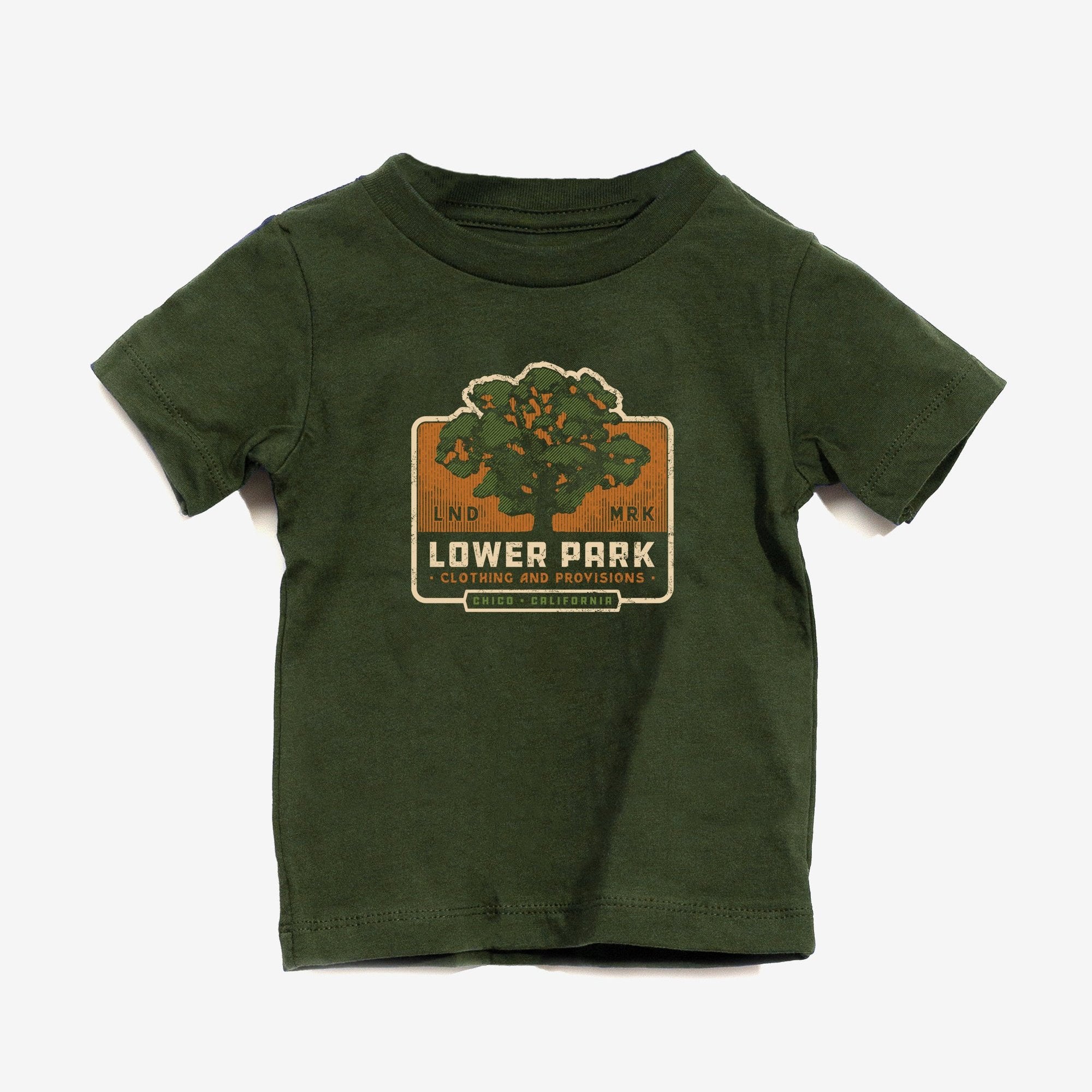 Little Oak Toddler Tee from Upper Park Clothing in Chico, Ca