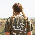 Monkey Face Mountain Monoline Shirt - Upper Park Clothing - Bidwell Park - Chico, CA