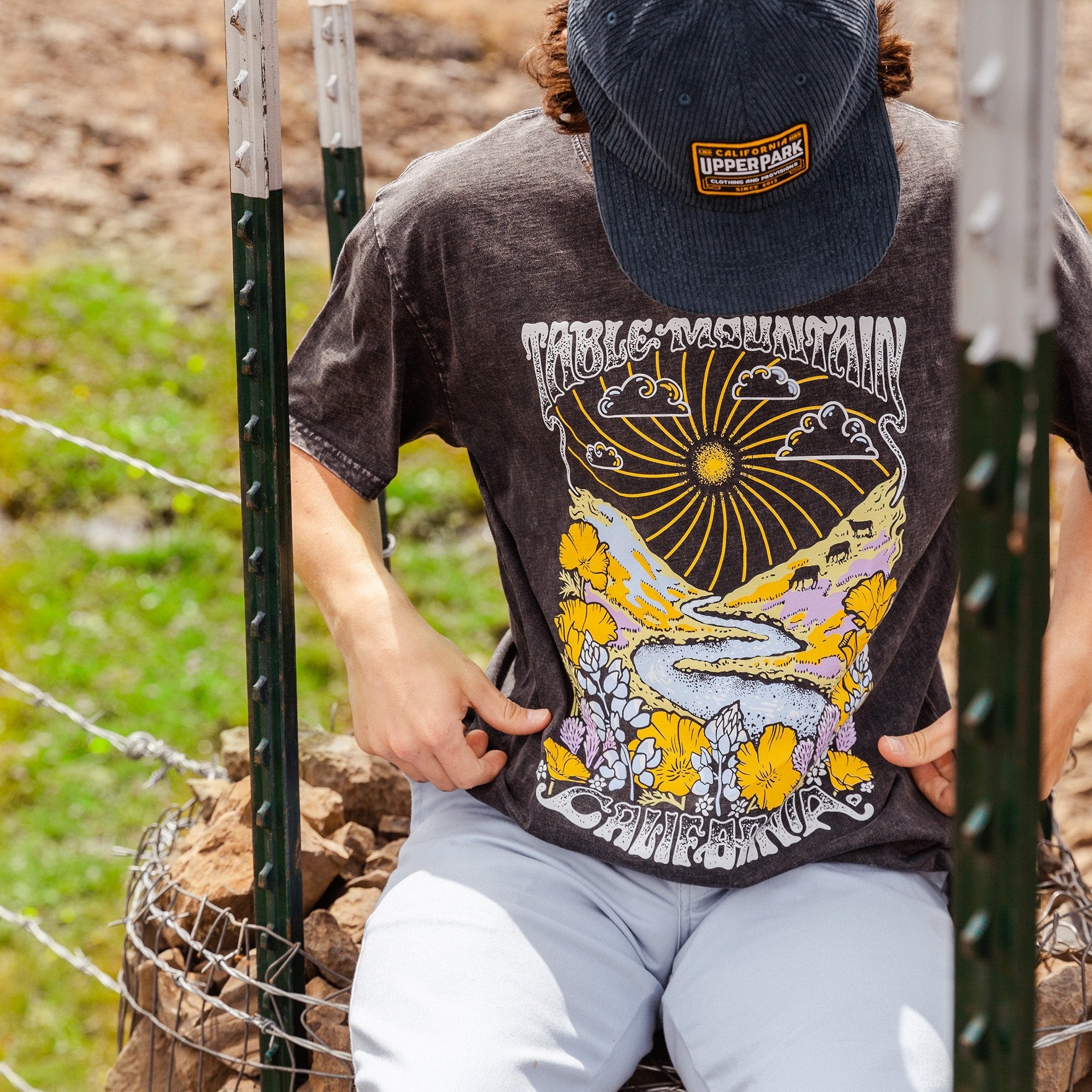 Table Mountain Oroville California Shirt - Upper Park Clothing - Chico, CA