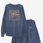 Bear Hole Long Sleeve Washed Shirt - Upper Park Clothing - Bidwell Park -Chico, California