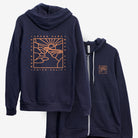 Bear Hole Monoline Hoodie Sweatshirt - Bidwell Park - Upper Park Clothing, Chico CA