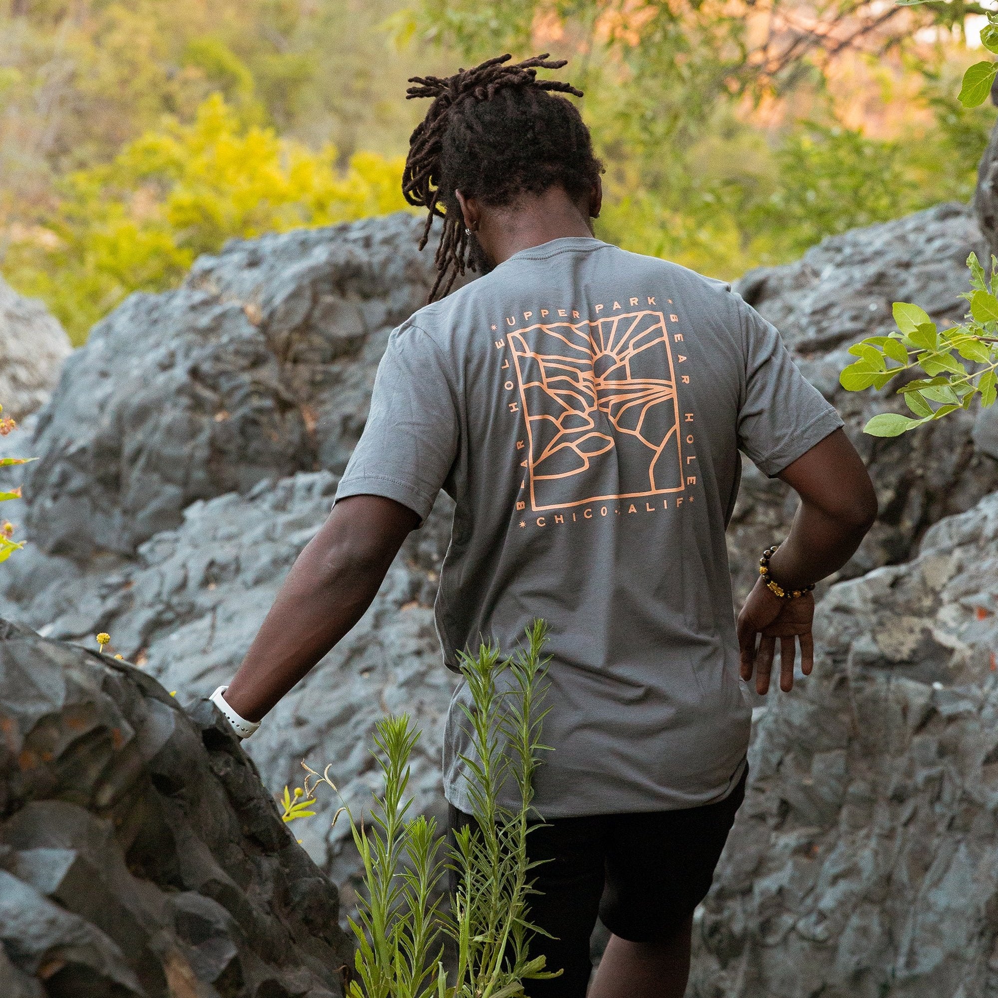 Bear Hole Monoline Shirt - Upper Park Clothing - Bidwell Park - Chico, CA