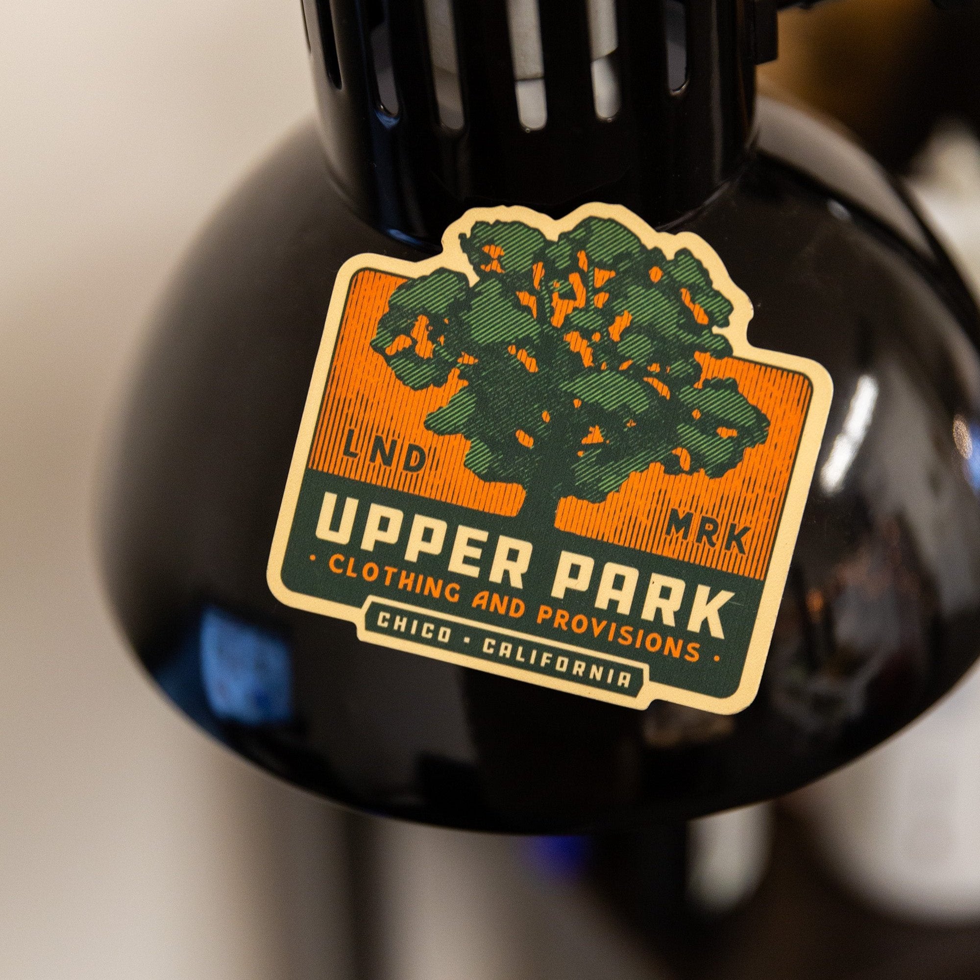 Big Oak Tree Magnet from Upper Park Clothing in Chico, Ca