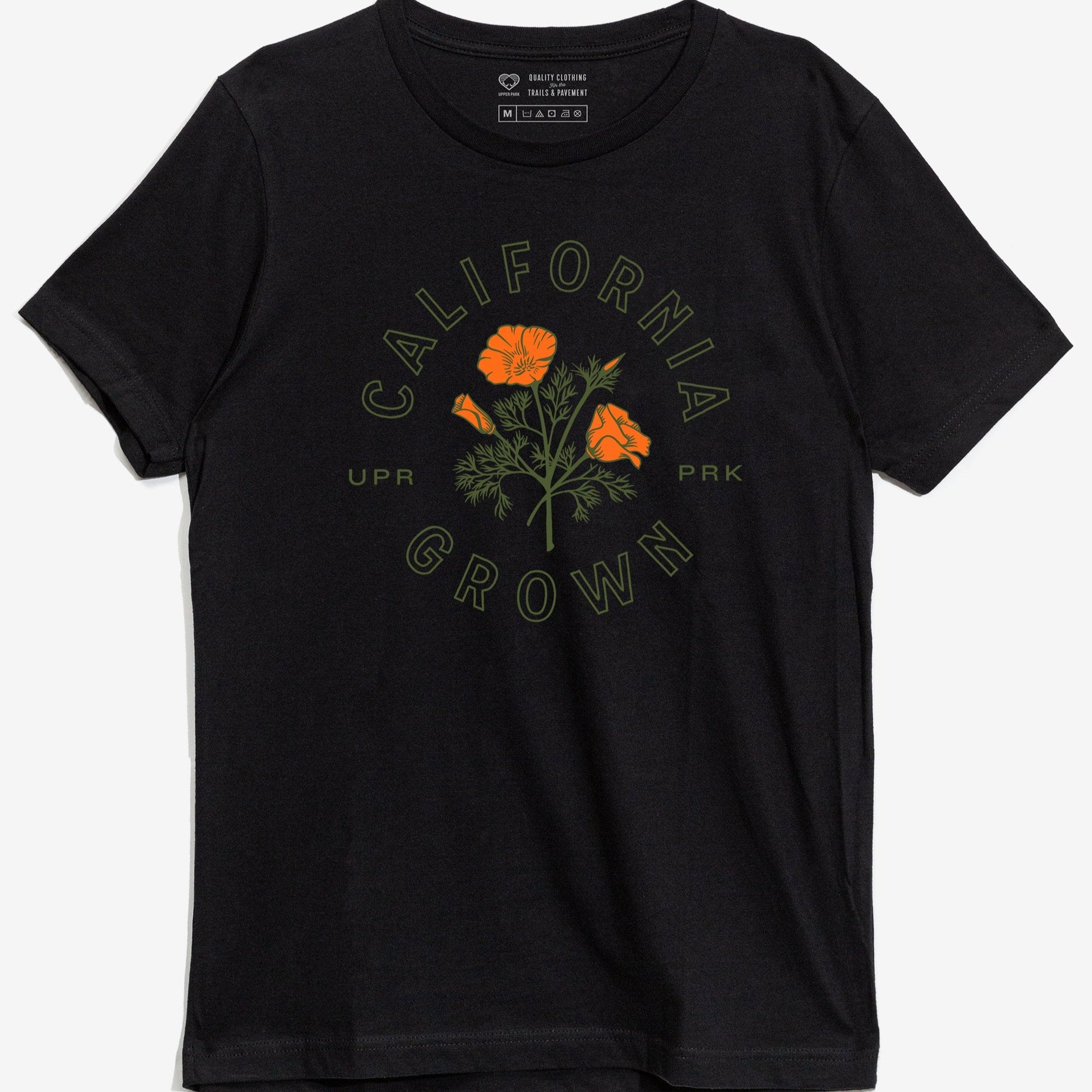 California grown shirt black - Upper Park Clothing - Chico, Ca