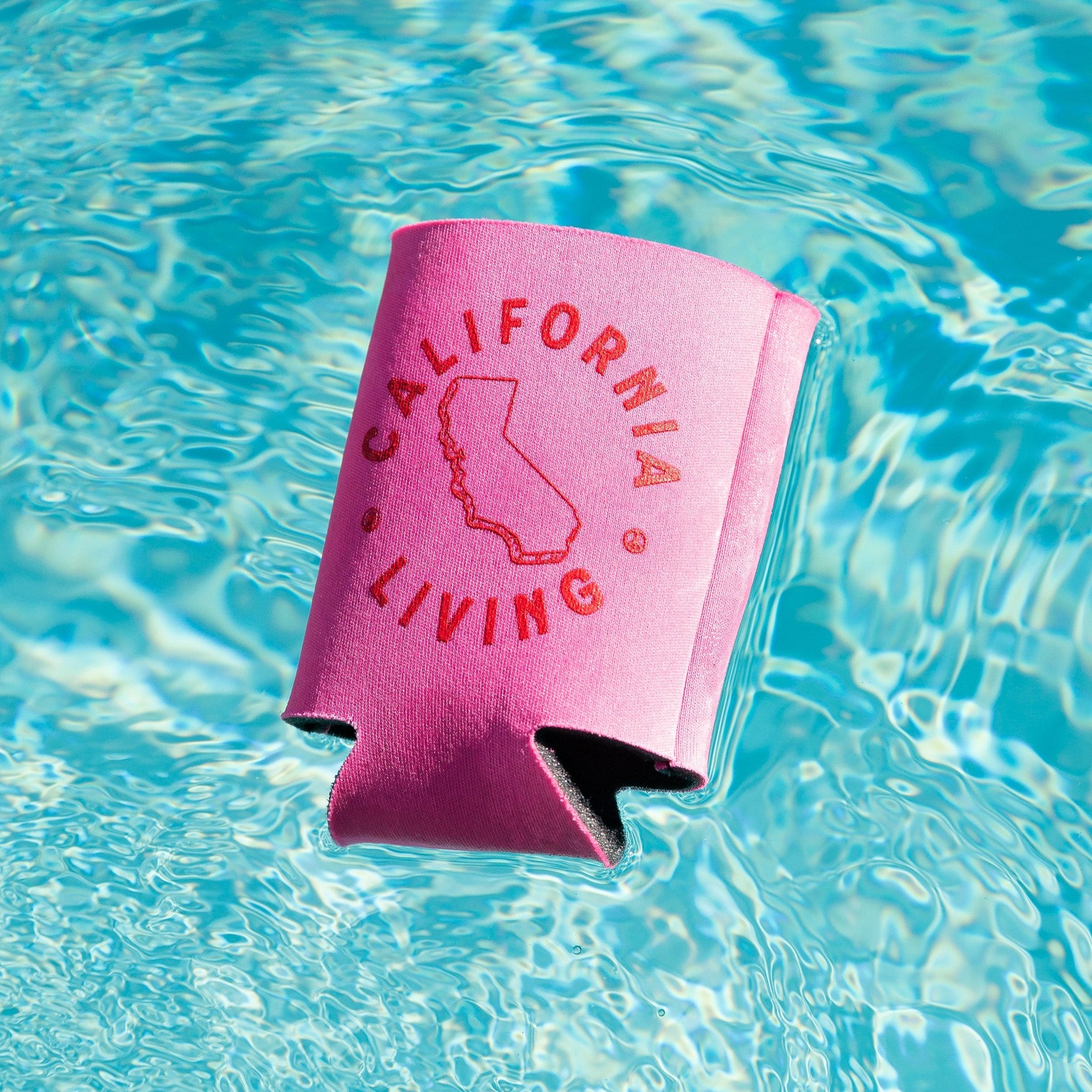California Living Koolie Can Cooler - Pink - Upper Park Clothing - Chico, Ca